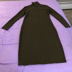 Hunter Green Sweater Dress